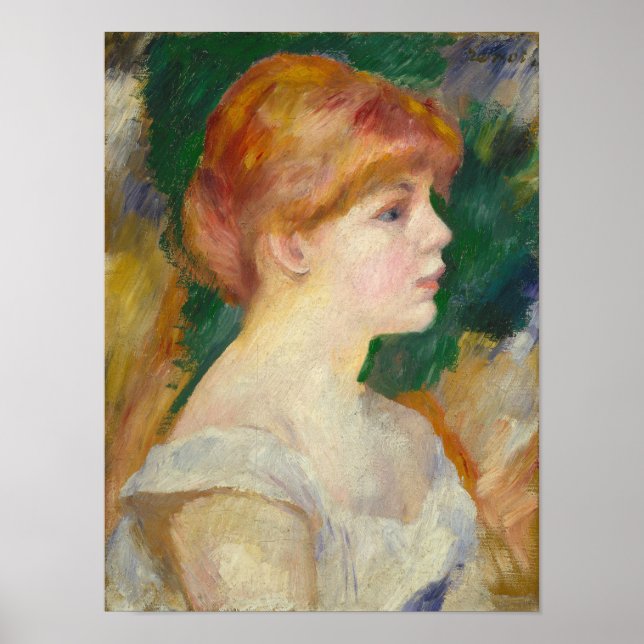Suzanne Valadon, c.1885 (olja på arbetsyta) Poster (Framsidan)