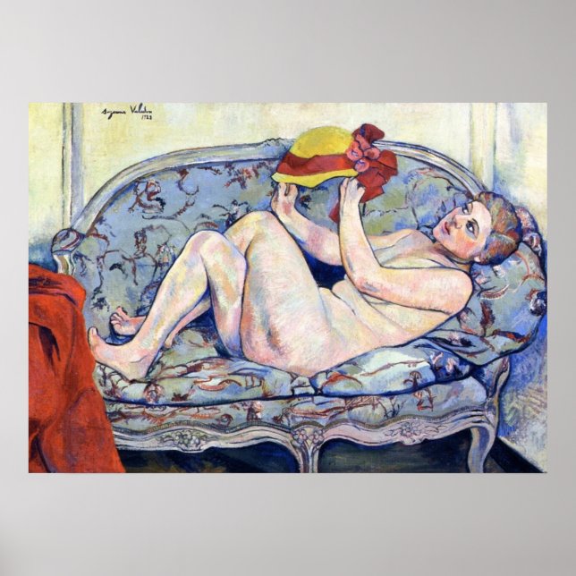 SUZANNE VALADON POSTER (Framsidan)