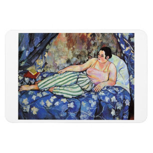 Suzanne Valadon, The Blue Room, 1923-vykort Magnet