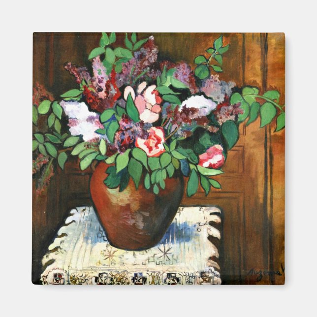 Suzanne Valadon - Vas of Flowers, 1921 Magnet (Framsidan)