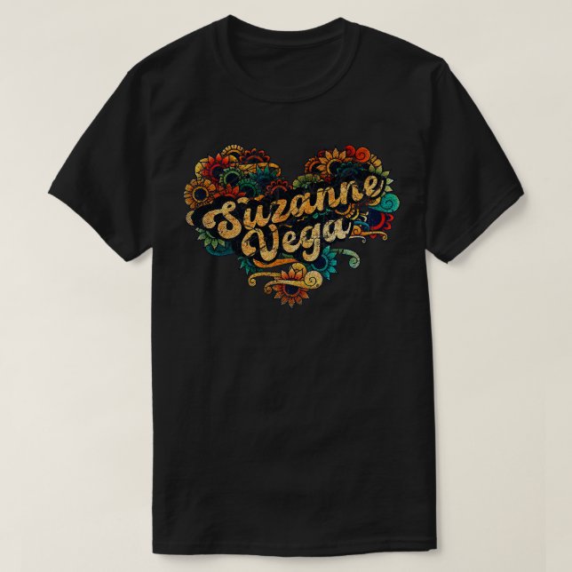 Suzanne Vega T Shirt (Design framsida)