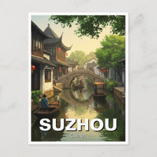 Suzhou China Travel Vykort