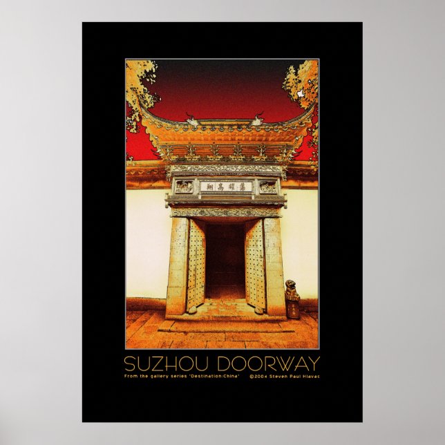 Suzhou Doorway poster (Framsidan)