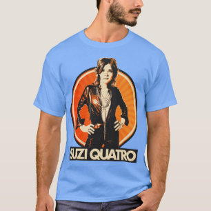 Suzi Quatro 70s Glam Sten T Shirt