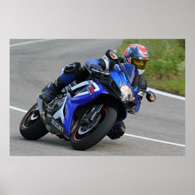 Suzuki gsxr600 poster (Framsidan)