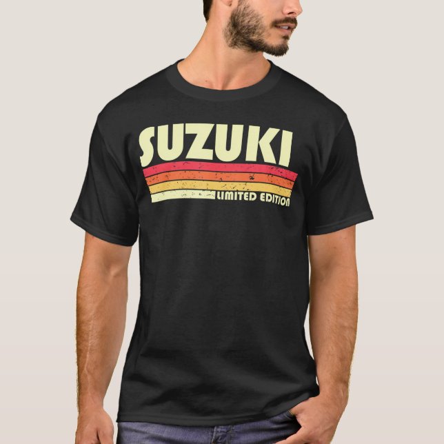 Suzuki Japanska Namn T Shirt (Framsida)