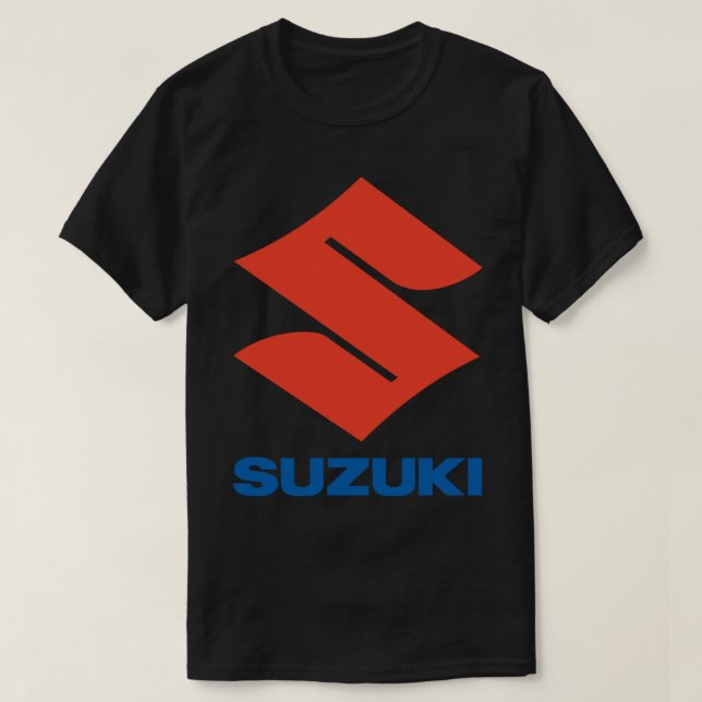Suzuki logotyp Pullover Hoodie T Shirt (Design framsida)