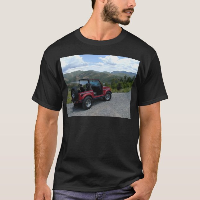 Suzuki Samurai 1987 Tee Shirt (Framsida)