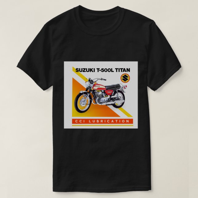 Suzuki T 500 Titan SUZUKI T-500 TITAN T Shirt (Design framsida)