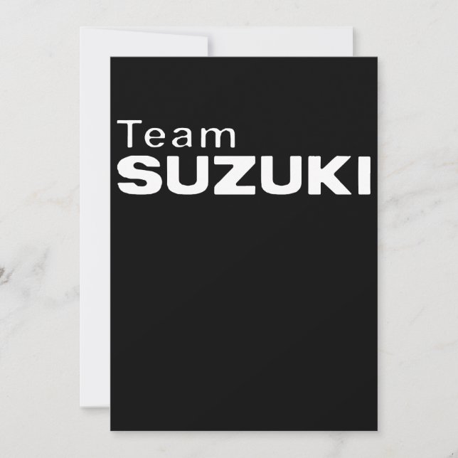 Suzuki Team S-Xxxl R Gsx-motorcykel T-Shirts (Framsida)