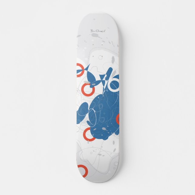 Suzukigo Abstrakt Skateboard (Framsida)