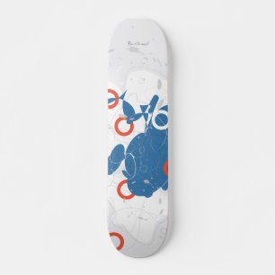 Suzukigo abstrakt Skateboard Bräda 20,5 Cm