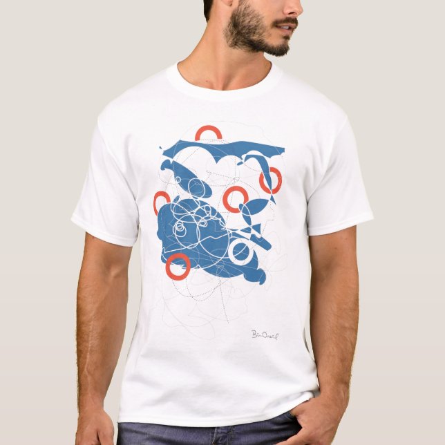 Suzukigo Abstrakt T-Shirt (Framsida)