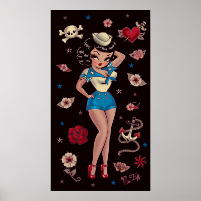 Suzy Sailor Pin Up Poster (Framsidan)