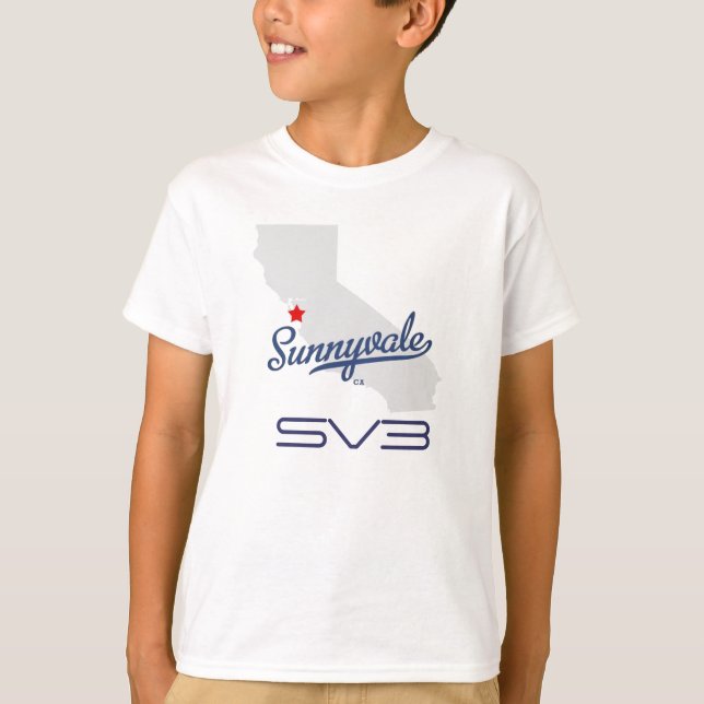 SV3 - BBQ för ettårig växt för Sunnyvale händelser T Shirt (Framsida)