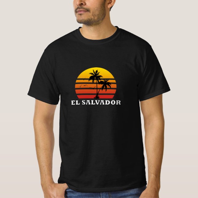 SV, Sivar, Cipote, Cipota, El Salvador, Salvador,  T Shirt (Framsida)