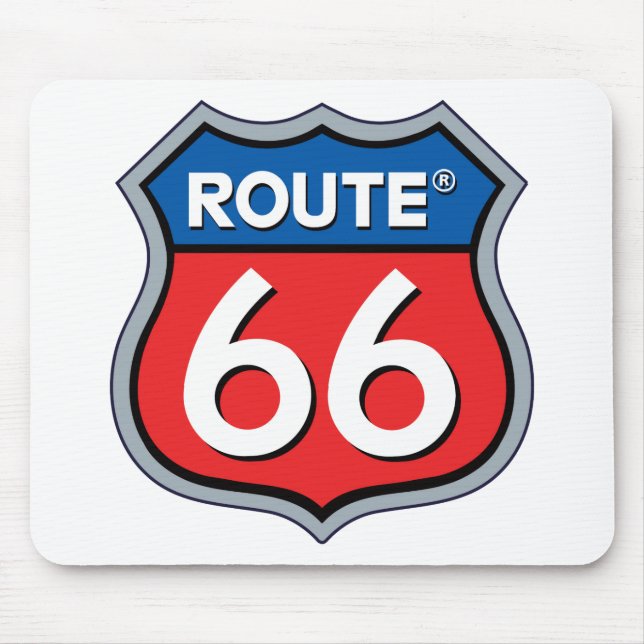 Sväg 66 Logotyp Musmatta (Framsidan)