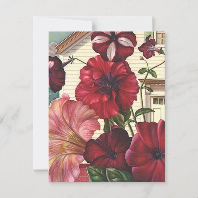 Svaga blommor från Garden Party-inbjudningar Inbjudningar (Framsida)
