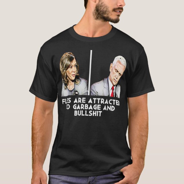 Svaga debatter Mike Pence Fly T Shirt (Framsida)