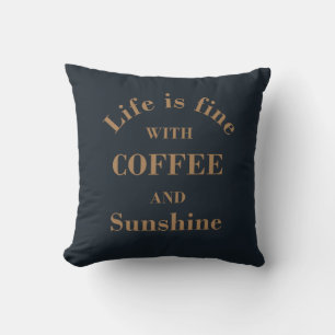 Svaga kaffeofferter kudde