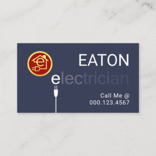Svagande elektriker elkabel visitkort