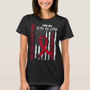 Svåger Multipel Myelom Medvetenhet Amerikansk Fla T Shirt