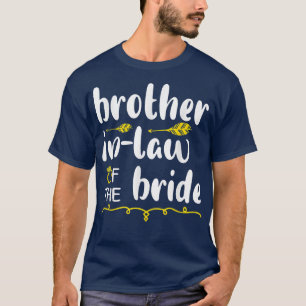 Svager till bruden Groom Glad Bröllop Ma T Shirt