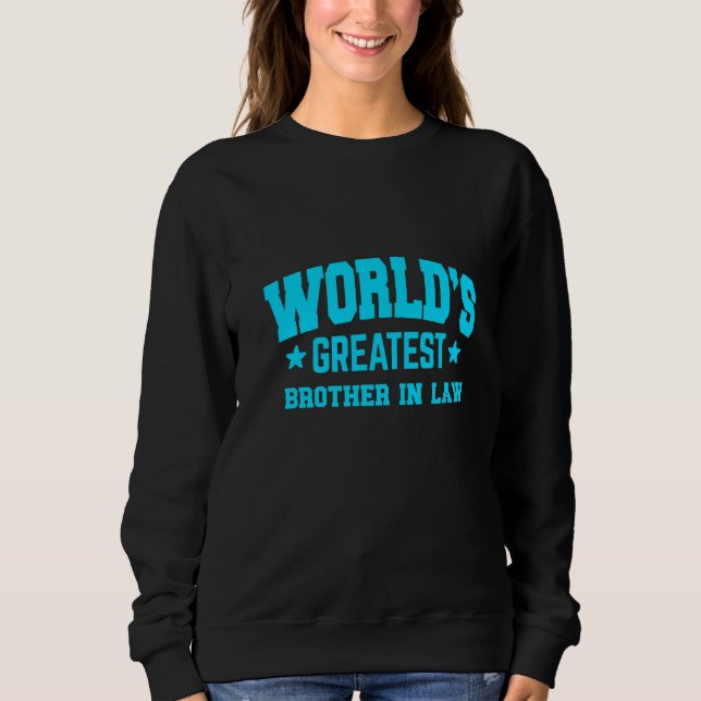 Svåger Världens Bästa Blå   T Shirt (Framsida)