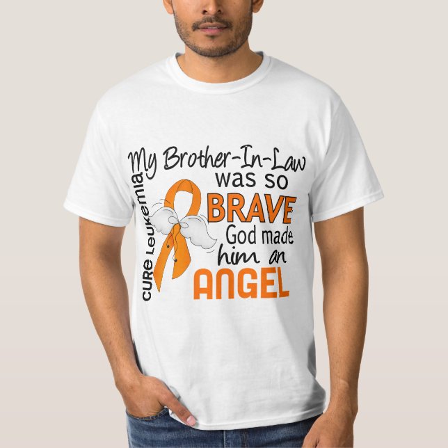 SvågerLeukemia för ängel 2 T-shirt (Framsida)