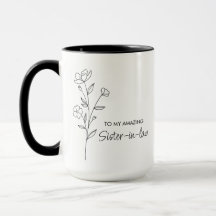 Svägerska present för svägerska mugg syster till