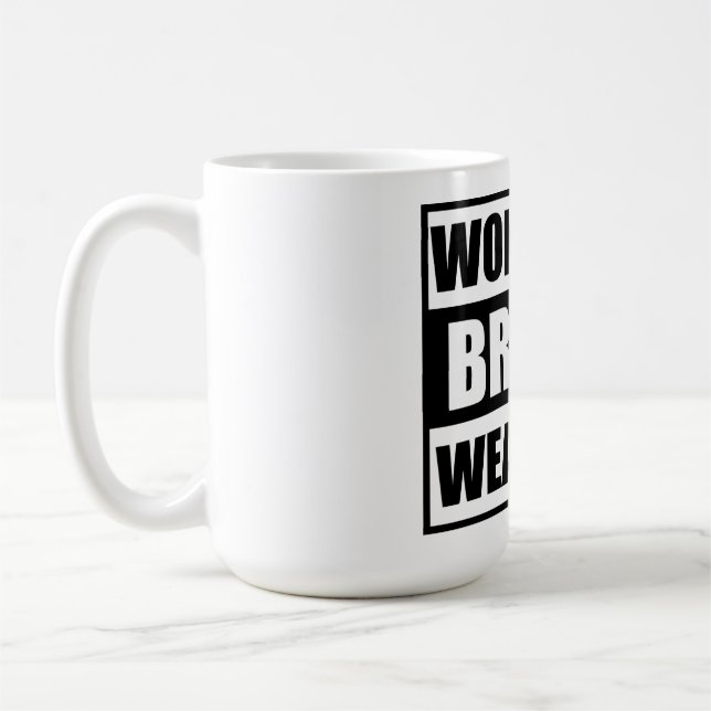 svaghet ökar svaghet kaffemugg (Vänster)