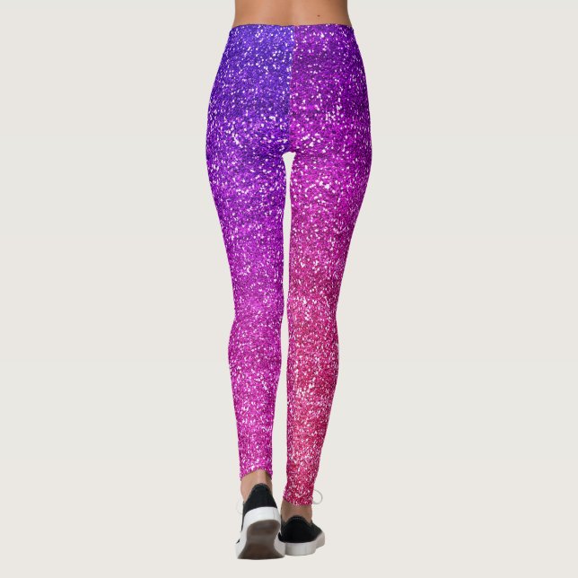 Sparkly Rainbow Glitter Leggings