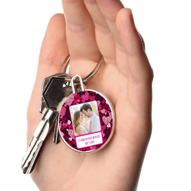 Svagt Rosa Heards  mina färjor Nyckelring (Skapare uppladdad)