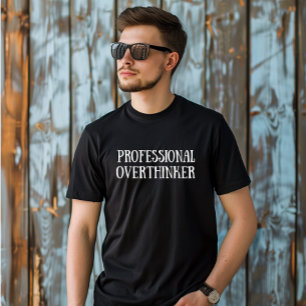 Svagt sarkastiskt ord, vitt teckensnitt t shirt
