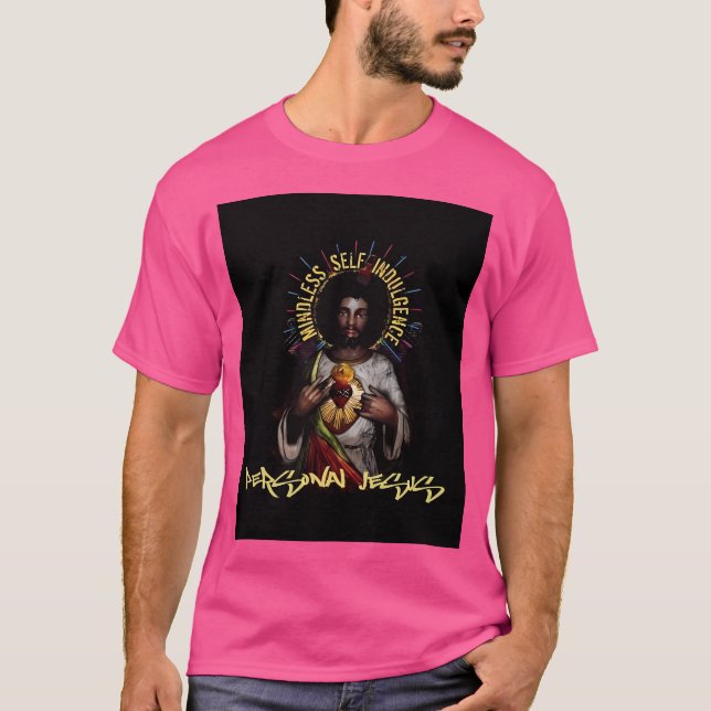 Svagt självsvåldig kränkning, personlig Jesus-graf T Shirt (Framsida)