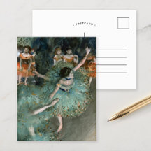 Svajande dansare, dansare i grönt | Edgar Degas