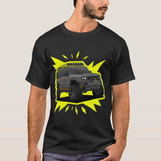 Sval Avstängd 4x4 SUV Äventyrsfordon Vektor Art T Shirt