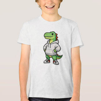 Sval gatumode Dinosaurie hoodie för barn design T Shirt