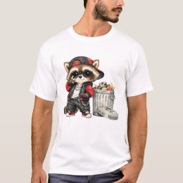 Sval Tvättbjörn Avslappnad K-Pop T Shirt
