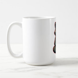 Sval Tvättbjörn Dricker Oatmjölksglassad Kaffe Kaffemugg