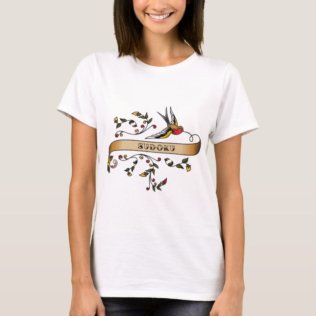 Svala och rulla med Sudoku T-shirt (Framsida)
