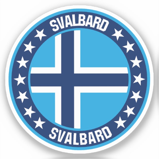 Svalbard Klistermärken (Framsida)