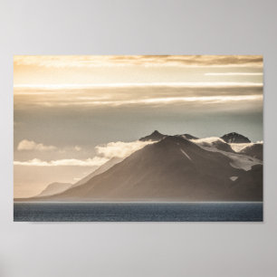 Svalbard liggande foto poster
