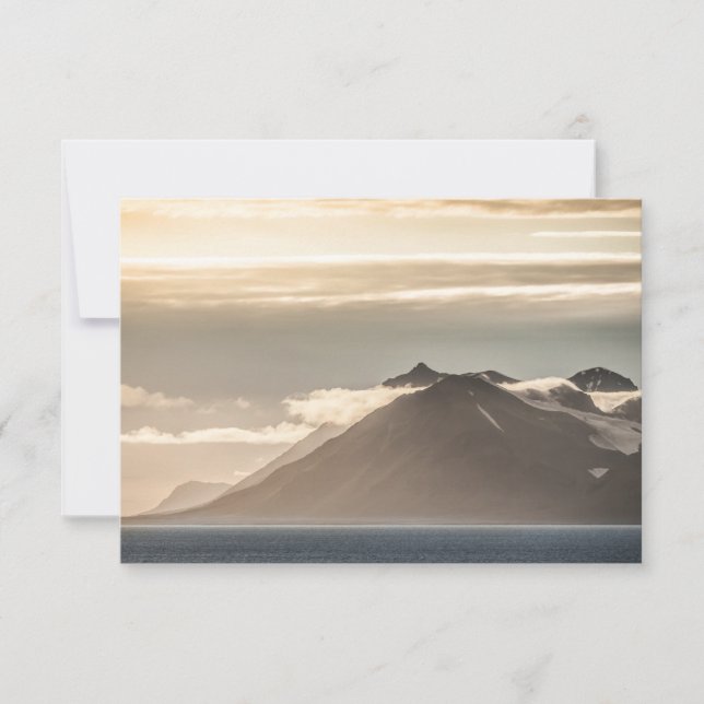 Svalbard liggande fotokort (Framsida)