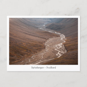 Svalbard liggande vykort