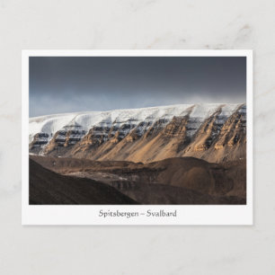 Svalbard liggande vykort
