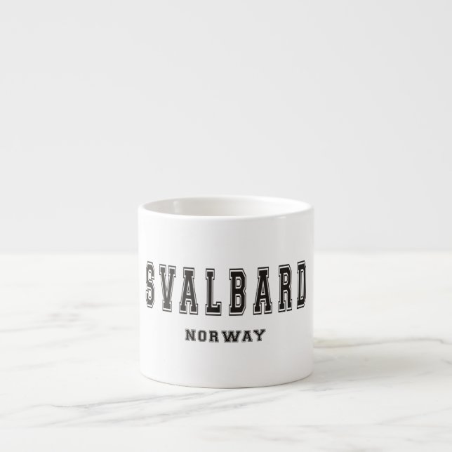 Svalbard norge espressomugg (Framsidan)