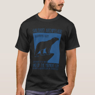 Svalbard Norge Polar Bear - Longyearbyen Spitsber T Shirt