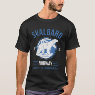 Svalbard Norge Polar Bears Longyearbyen Gif T Shirt