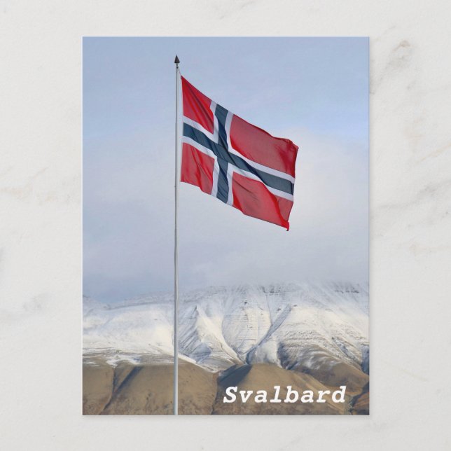 Svalbard, Norge Vykort (Framsida)